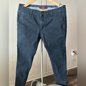 Slightly used Zara Chinos Navy blue